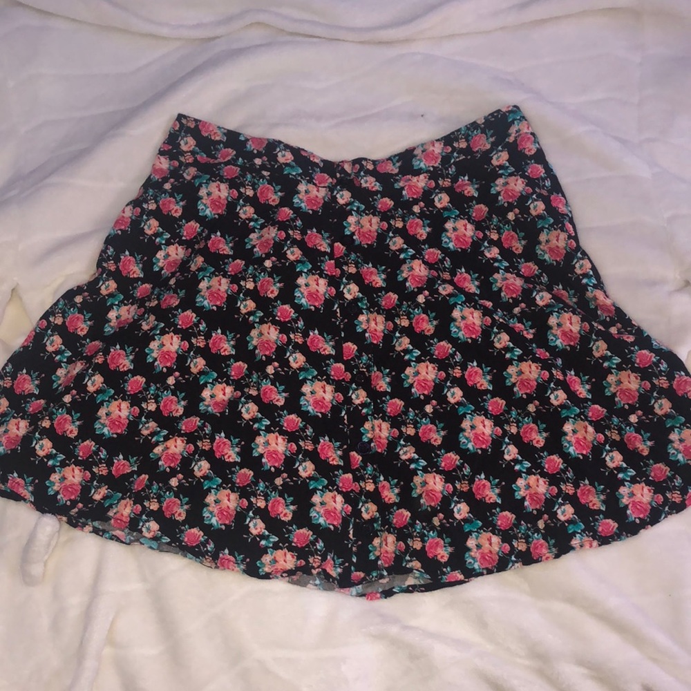 Floral Midi Skirt